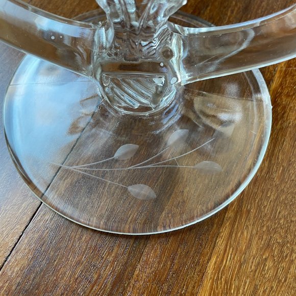 Vintage Indiana Glass / Crystal Double Candle Holder - Picture 4 of 6